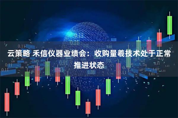 云策略 禾信仪器业绩会：收购量羲技术处于正常推进状态